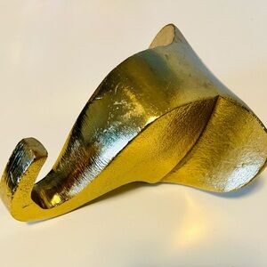Solid Cast Brass  Wall Hook
Sculptural MCM Decor